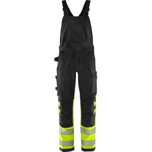 Fristads High vis Green Amerikaanse overall stretch klasse 1 1032 GSTP - Hi-Vis geel/marineblauw - C46