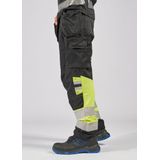 Fristads High vis Green werkbroek klasse 1 2640 GPLU - Hi-Vis oranje/marineblauw
