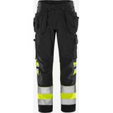 Fristads High vis Green werkbroek klasse 1 2640 GPLU - Hi-Vis oranje/marineblauw