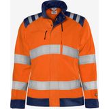 Fristads High vis Green jack dames klasse 3 4068 GPLU Hi-Vis Geel/Marineblauw maat M