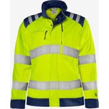 Fristads High vis Green jack dames klasse 3 4068 GPLU Hi-Vis Geel/Marineblauw maat M