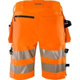 Fristads High vis Green stretch korte broek klasse 2 2646 GSTP - Hi-Vis oranje/marineblauw