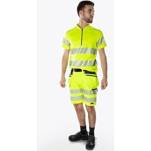 Fristads High vis Green stretch korte broek klasse 2 2646 GSTP - Hi-Vis oranje/marineblauw