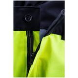 Fristads - Flamestat High Vis Broek - Hi-Vis Geel/Marineblauw - Waterdicht, Winddicht, Ademend