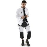 Fristads 3/4 werkbroek stretch 2761 LWS - Wit/zwart