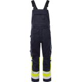 Fristads - Flamestat - Amerikaanse Overall - Hi-Vis Geel/Marineblauw - Klasse 1