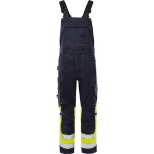 Fristads - Flamestat - Amerikaanse Overall - Hi-Vis Geel/Marineblauw - Klasse 1