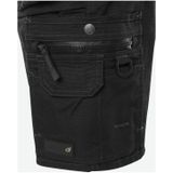 Fristads - Korte Stretchbroek 2532 GCYD - Zwart - Werkbroek