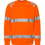 Fristads - Trofta High Vis Sweater - Hogezichtbaarheid - Kleur: Groen - Materiaal: Gerecycled