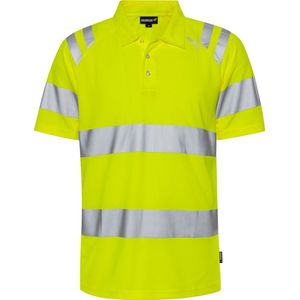 Fristads Hogezichtbaarheids poloshirt klasse 3 7861 GPST Hi-Vis Geel maat XL