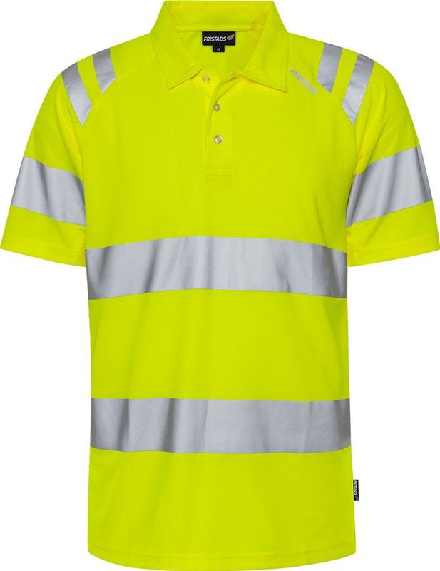 Fristads Hogezichtbaarheids poloshirt klasse 3 7861 GPST Hi-Vis Geel maat XS