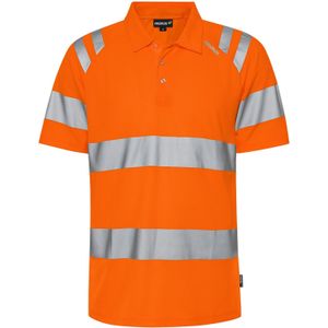 Fristads Hogezichtbaarheids poloshirt klasse 3 7861 GPST Hi-Vis Oranje maat XS