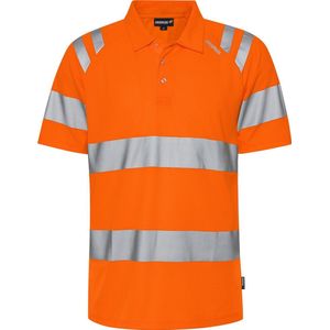 Fristads Hogezichtbaarheids poloshirt klasse 3 7861 GPST Hi-Vis Oranje maat XS