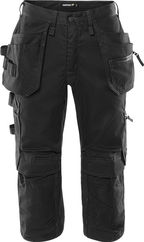 Fristads 3/4 stretch werkbroek 2903 GWM Zwart maat C50