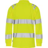 Fristads Hogezichtbaarheids poloshirt met lange mouw klasse 3 7864 GPST Hi-Vis Geel maat XS