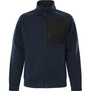 Fristads - 7832 GKI - Sweatjack - Donker Marineblauw - Katoen en Gerecycled Polyester
