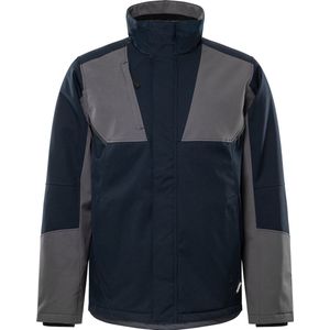 Fristads Softshell winterjack 4931 GSW - Donker Marineblauw/Grijs - XL