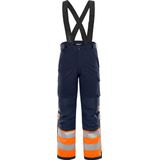 Fristads High vis winterbroek klasse 1 2681 GLPS Hi-Vis Oranje/Marineblauw maat XS