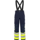 Fristads High vis winterbroek klasse 1 2681 GLPS Hi-Vis Geel/Marineblauw maat XS