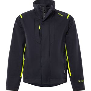 Fristads Flamestat stretchjack 4180 FSS - Donker Marineblauw/Hi-Vis Geel - S