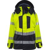 Fristads - Flamestat - Shelljack - Hi-Vis Geel/Marineblauw - Klasse 3 - Dames
