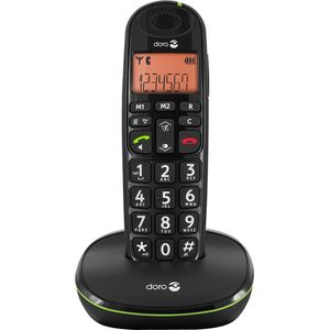 Doro - PhoneEasy 100W - Huistelefoon - Zwart - Mono