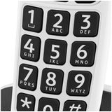 Doro - PhoneEasy 100W - Huistelefoon - Wit - Mono