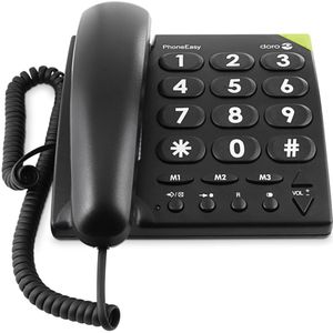 Doro Phoneeasy 311c - Vaste Telefoon - Wit - Grote Toetsen