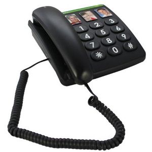 Doro PhoneEasy 331ph, Telefoon, Zwart