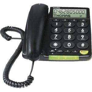 Doro PhoneEasy 312CS Vaste telefoon Zwart
