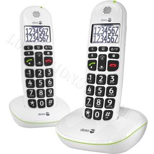 DORO PhoneEasy 110 Duo - Snoerloze telefoon met nummerherkenning/wachtstand