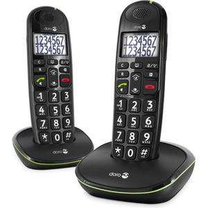 Doro - Phoneeasy 110 Duo - Huistelefoons - Zwart