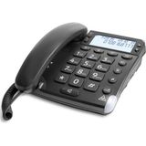 Doro Magna 4000 - Analoge telefoon - Hoorn met snoer - Handsfree, Telefoon, Zwart
