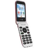 Doro 7030-4G mobiele telefoon in elegant klapdesign (3MP camera, 2,8 inch (7,11 cm) display, LTE, GPS, Bluetooth, WhatsApp, Facebook, WiFi) rood-wit,rood-wit