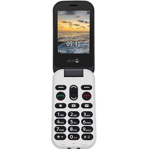 Doro 6060 2G (2.80"", 4000 MB, 3 Mpx, 2G), Sleutel mobiele telefoon, Wit, Zwart