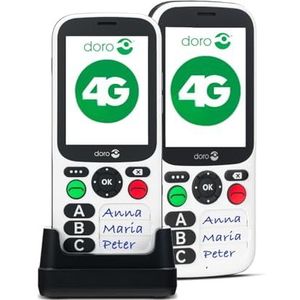 Doro 780X - Mobiele Telefoon - 4G - Dual SIM - Met GPS