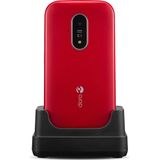 Doro - 6820 - Klaptelefoon - Rood - Kunststof