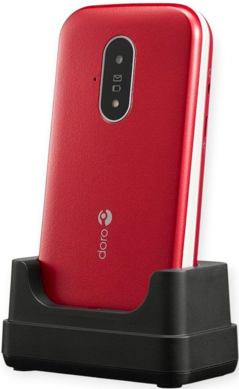 Doro - 6820 - Klaptelefoon - Rood - Kunststof