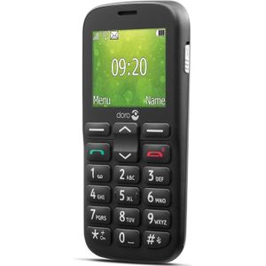 doro 1380 Dual-SIM telefoon Zwart