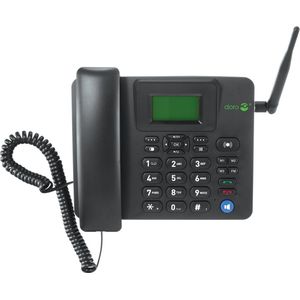 Doro - 4100H - SIM Desktop Telefoon - Zwart - 4G/LTE - Handsfree-functie