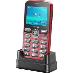 Doro 1880 Eenvoudige Senioren GSM 4G Rood