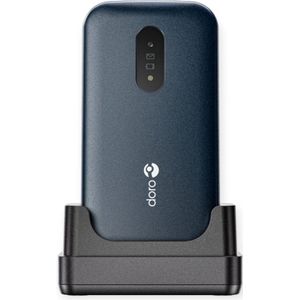 Doro 2820 - Eenvoudige Senioren Klaptelefoon - 4G - Blauw/Wit