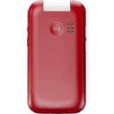 Doro 2820 - Blisterverpakking ROOD/WIT (2.80"", 17 MB, 0.31 Mpx, 4G), Sleutel mobiele telefoon, Rood