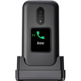 Doro 2880 - Eenvoudige Senioren Klaptelefoon Met Extern Display - 4G - Zwart/Wit