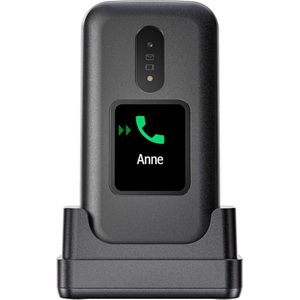 DORO 2880 - Telefoon - Zwart/Wit - Dubbel Scherm - Inclusief Oplaadstation