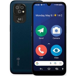Doro - 8200 - Senioren Smartphone - Blauw - Gebruiksvriendelijk Ontwerp