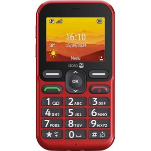 Doro - Leva L10 - Mobiele Telefoon - Rood - Enkele SIM - 6,1 cm
