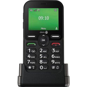 Doro Leva E10 - Mobiele Telefoon - Zwart - 2.40 inch - 4G