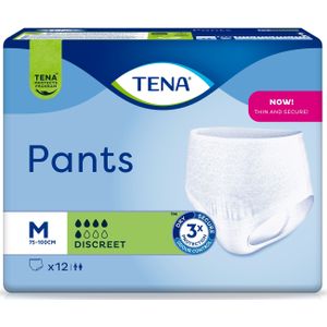 Tena Pants Discreet - mt M - 12 st - Incontinentie broekjes