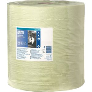 Tork Industrial Rol Poetspapier Groen W1, Absorberend, 1 x 1.000 vellen, 129364